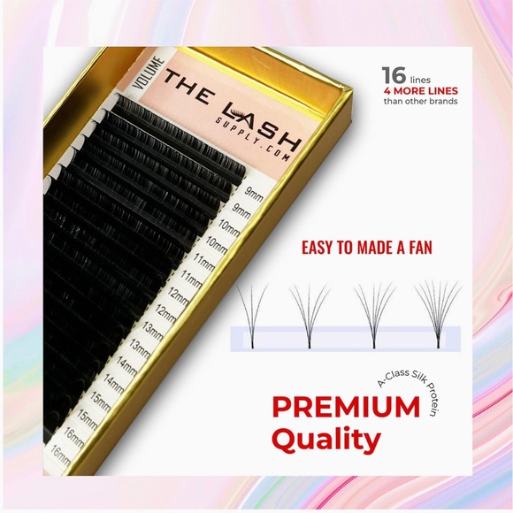 THE LASH SUPPLY | Premium Volume Eyelash Extension Professional Supplies - Picture 5 of 10
